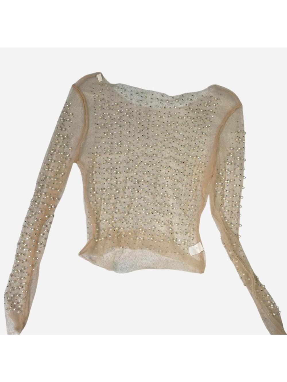 Women's Cream and Gold Other-top